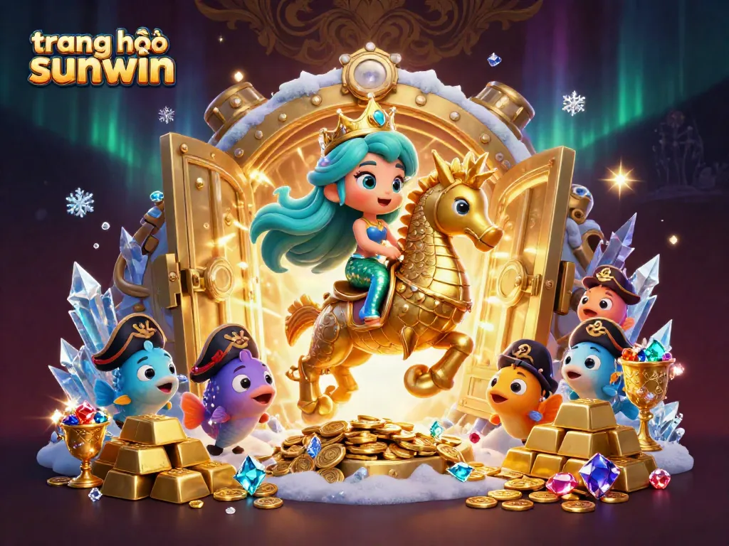 Experience the excitement at trang chủ sunwin with a vibrant casino-themed underwater adventure