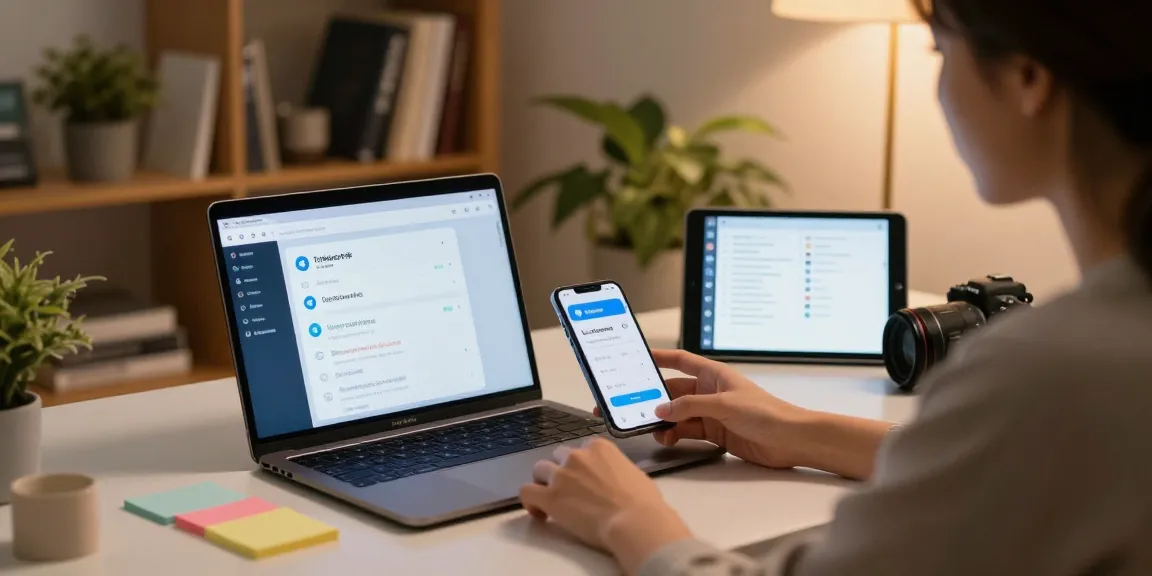 Customize your Telegram Chinese Version interface in a cozy home office setting.